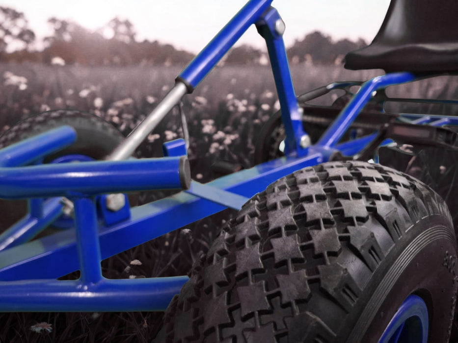 Go Kart Pedal Blue Ride On Heavy Duty