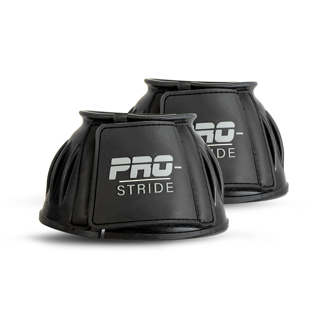 Pro Stride Over Reach Boots Velcro Black - Horse Protection