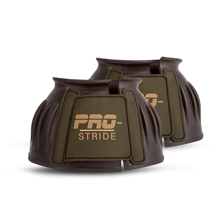 Pro Stride Over Reach Boots Velcro Brown - Horse Protection