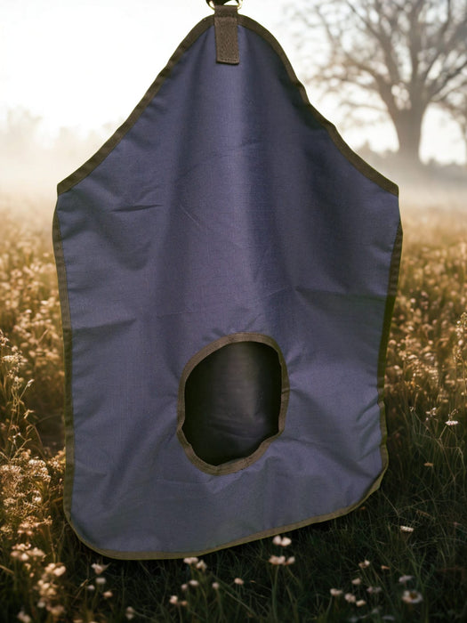 Hay bag teff bag | hay feeder Canvas Navy Blue