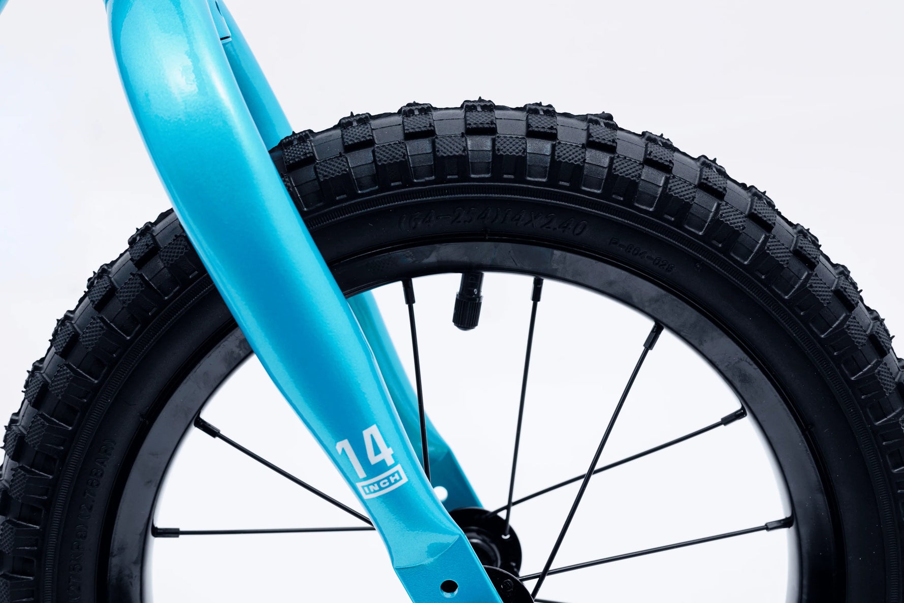 Avalanche Cobble Balance Bike 14 Inch Boys Turquoise | White