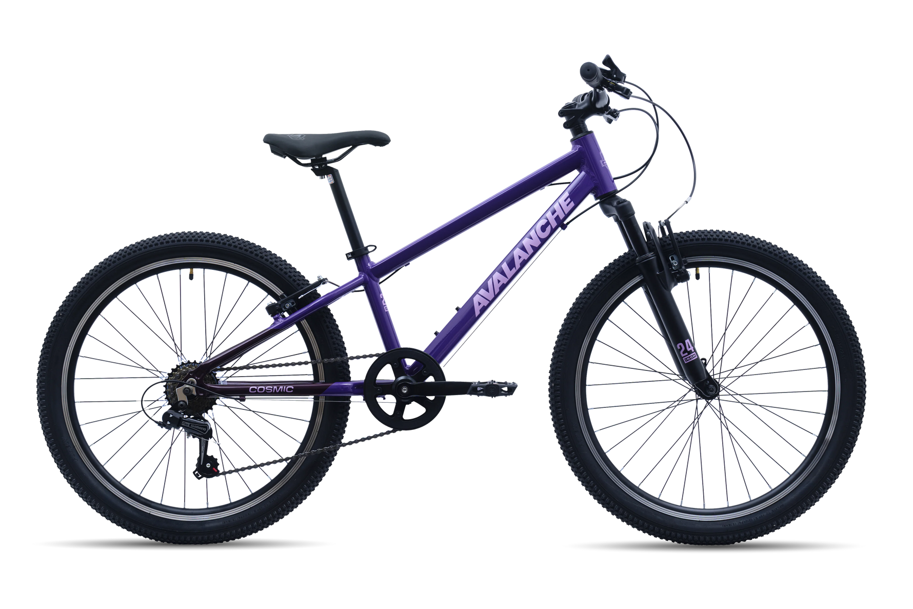 Avalanche cosmic girls 24 inch bike Purple