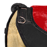 Bareback pad shaped numnah treeless saddle