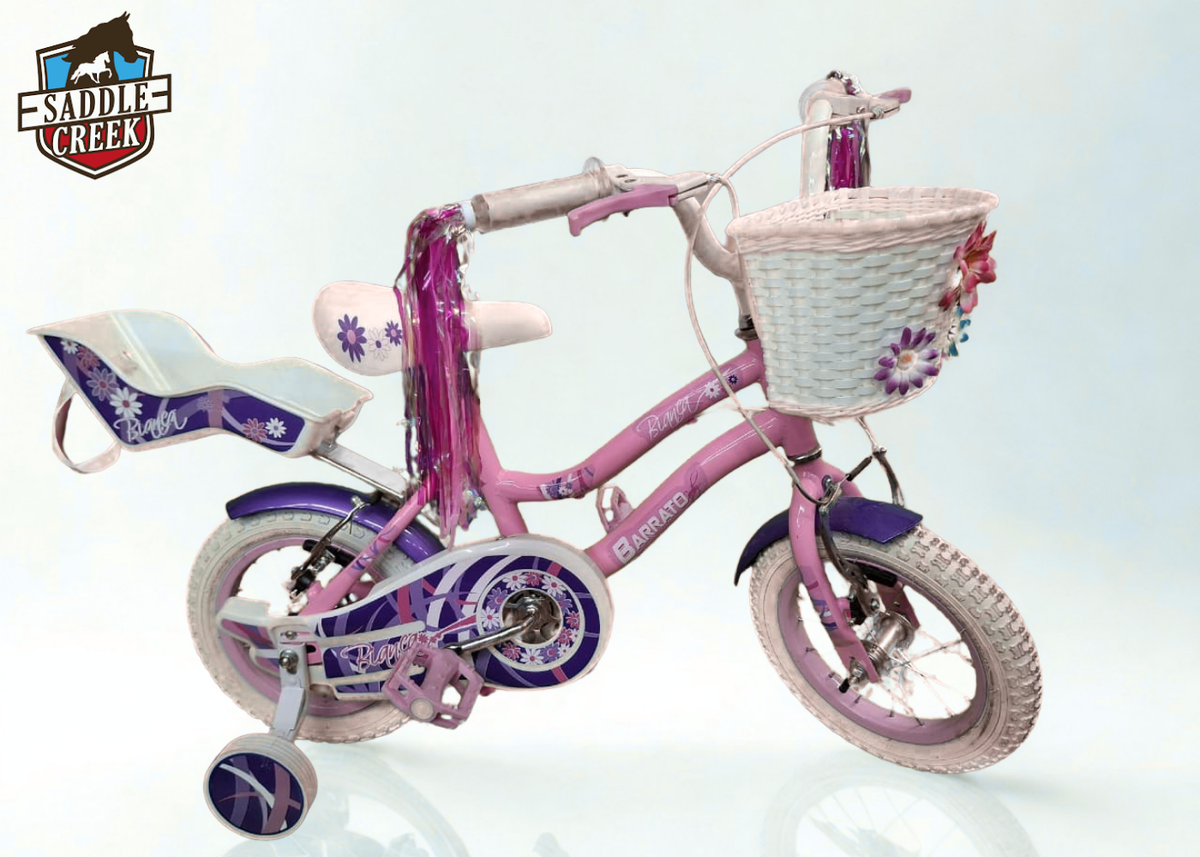 Bicycle BMX Bianca 12 inch with spoke wheels