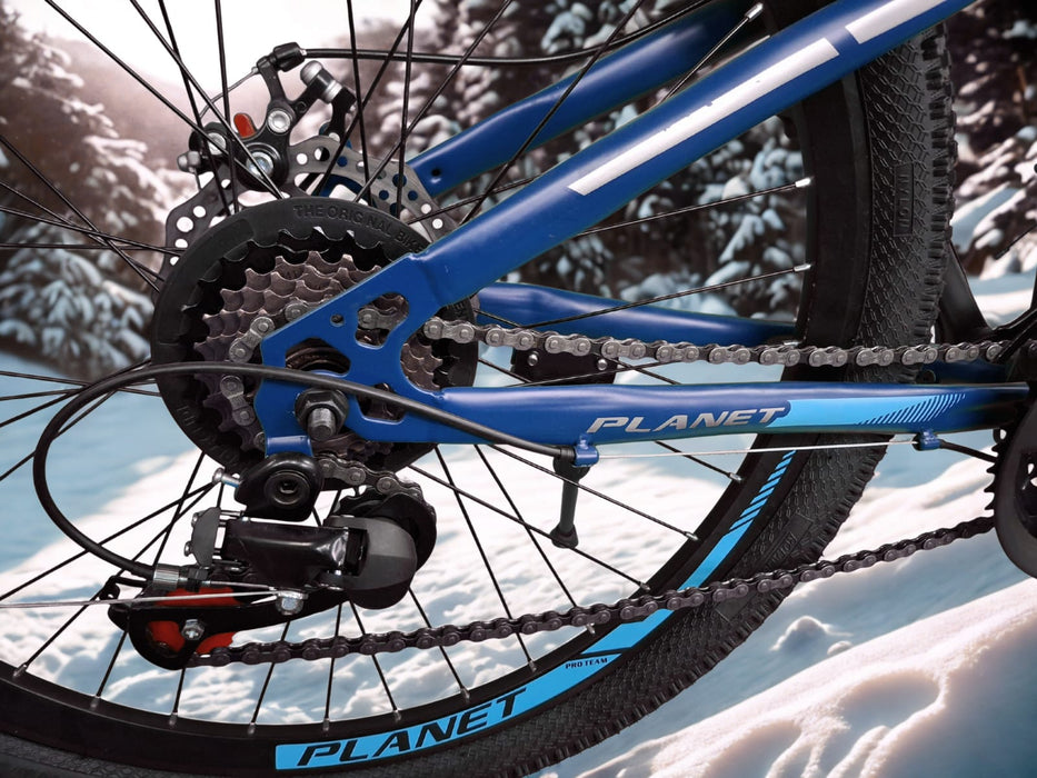 Bicycle planet 24 inch with shock trendy