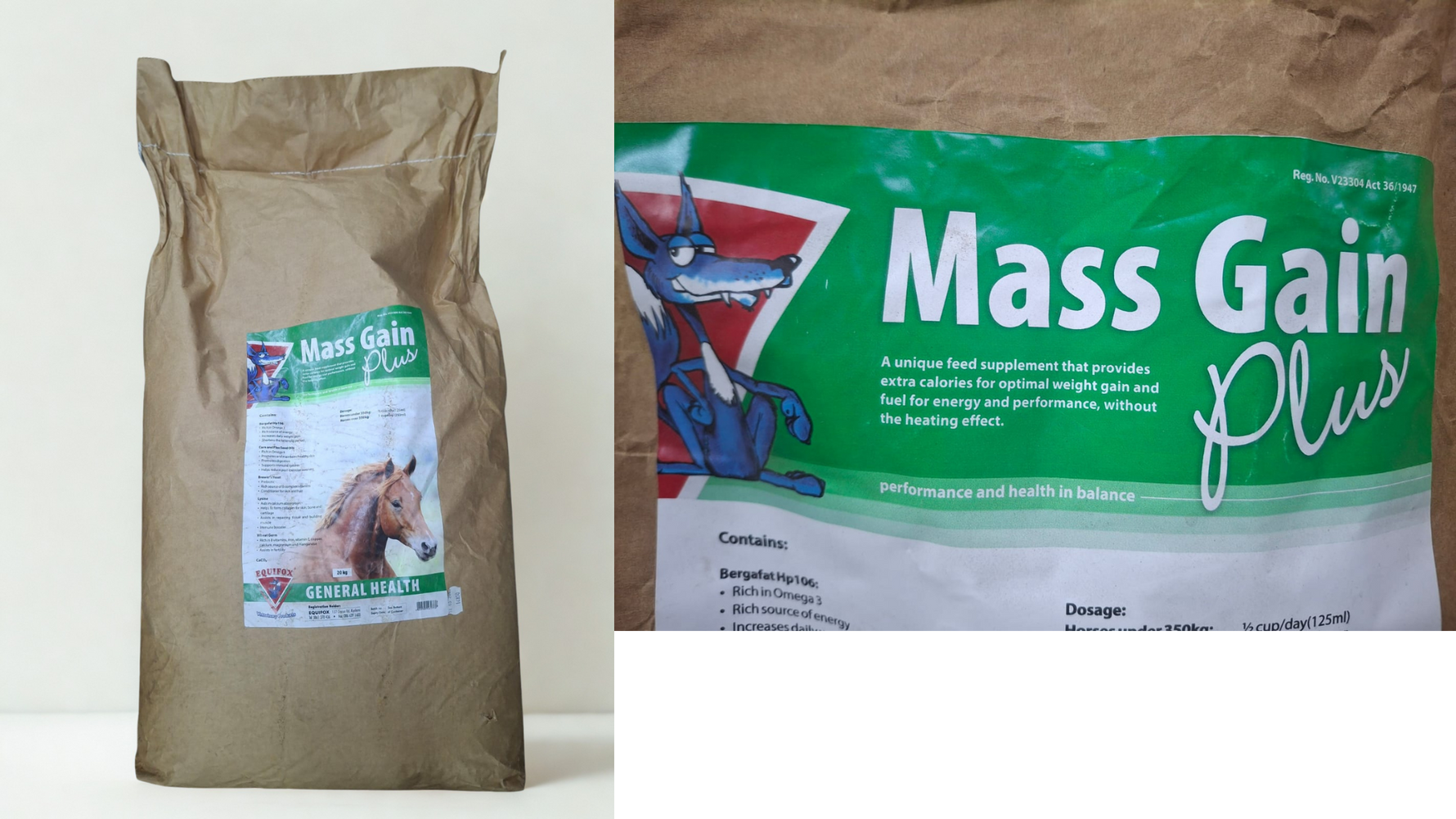 Equifox Mass Gain Plus 10kg bag