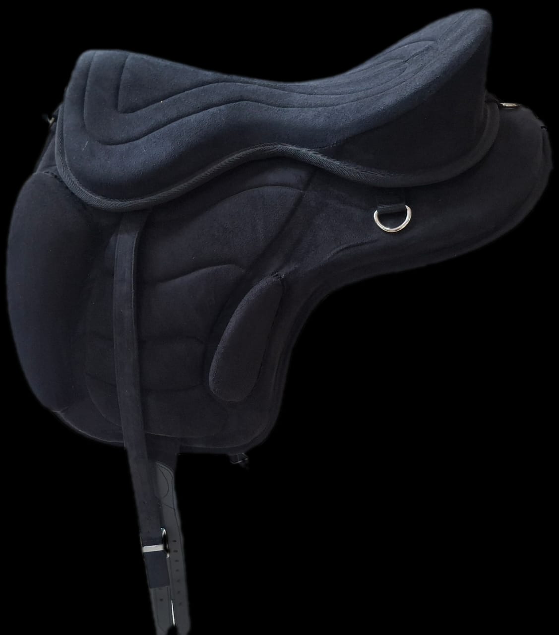 Saddle Equisport suede treeless black