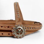 Bridle Sheriff Western Natural Leather