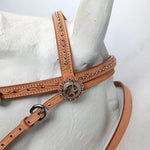 Bridle Sheriff Western Natural Leather