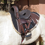 Kiddies trail saddle mcclellan brown 14 INCH
