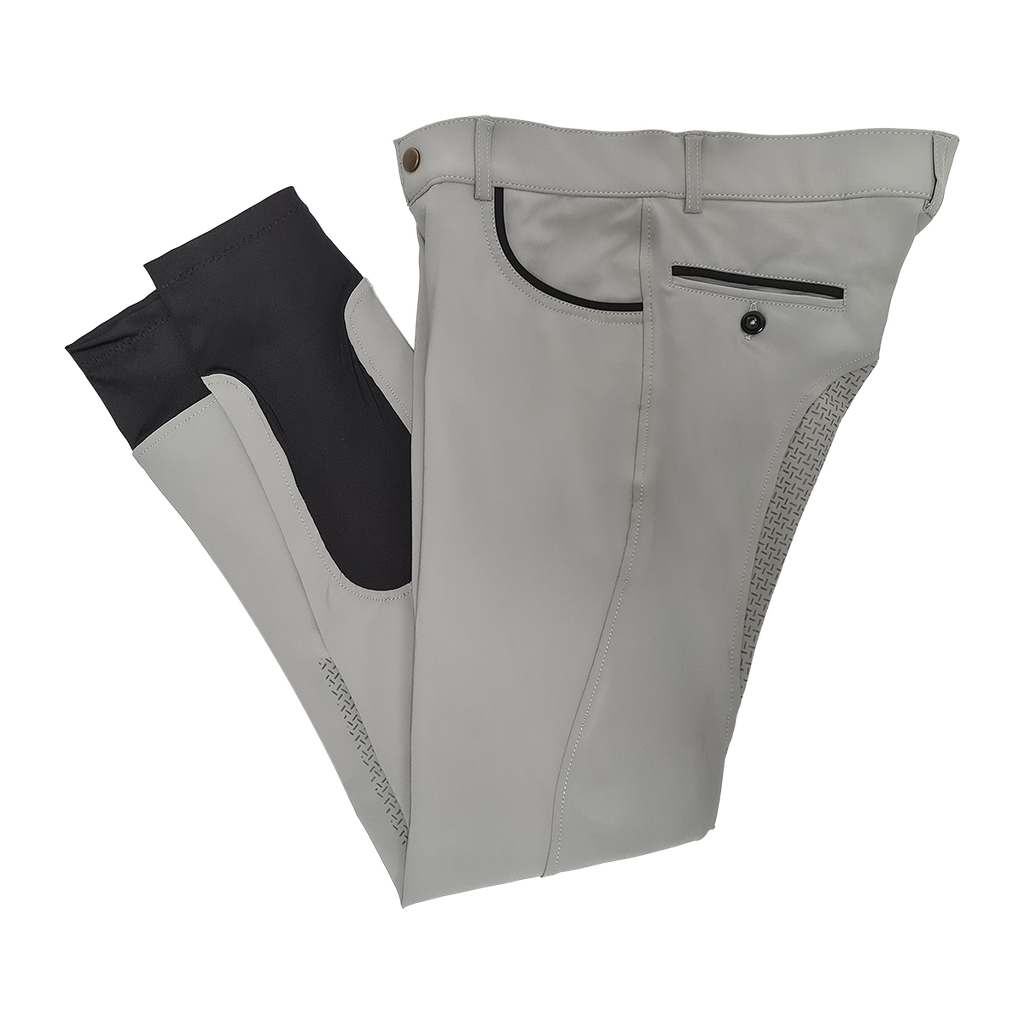 Equileisure Mens Silicone Breeches Black
