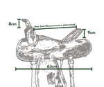 Saddle western saddle - Burwell