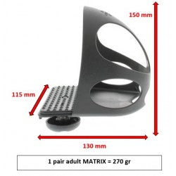Compositi stirrup safety cup toe cage only adult size per pair