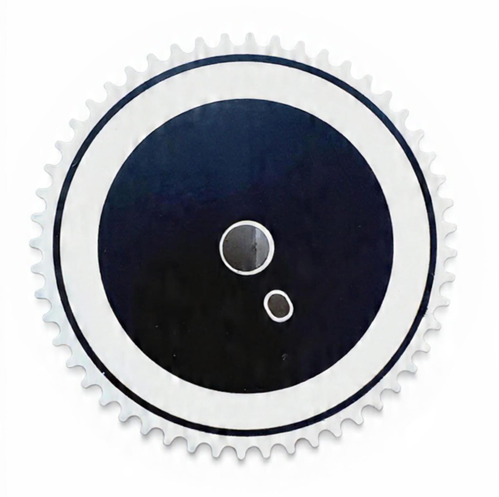 Chainwheel 52T BMX OPC Round GTI  Black|Whit CH