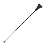 Crop with sparkle handle and silver cap