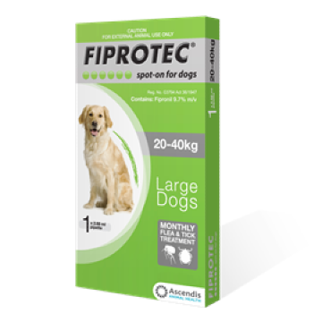 FIPROTEC DOG 20-40KG (LRG) (GREEN)