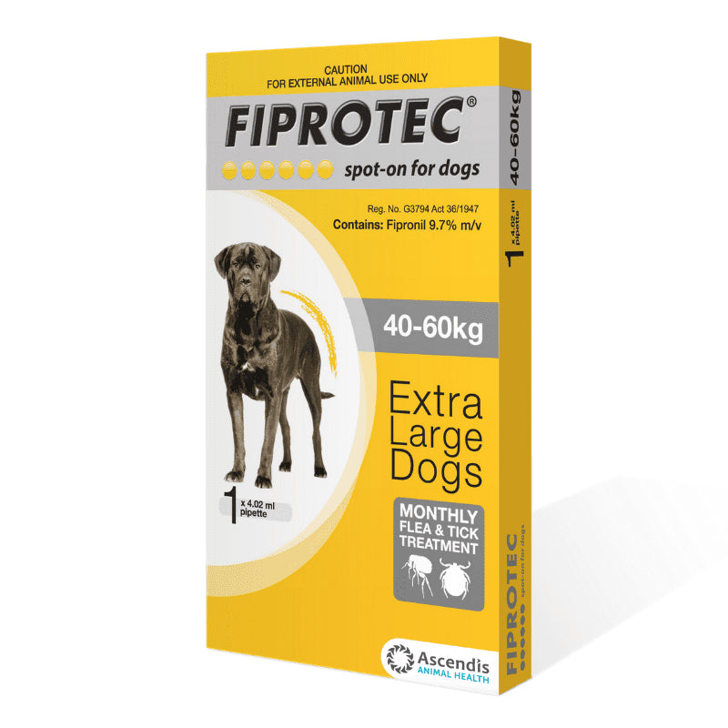 FIPROTEC DOG 40-60KG (XL)(YELLOW)