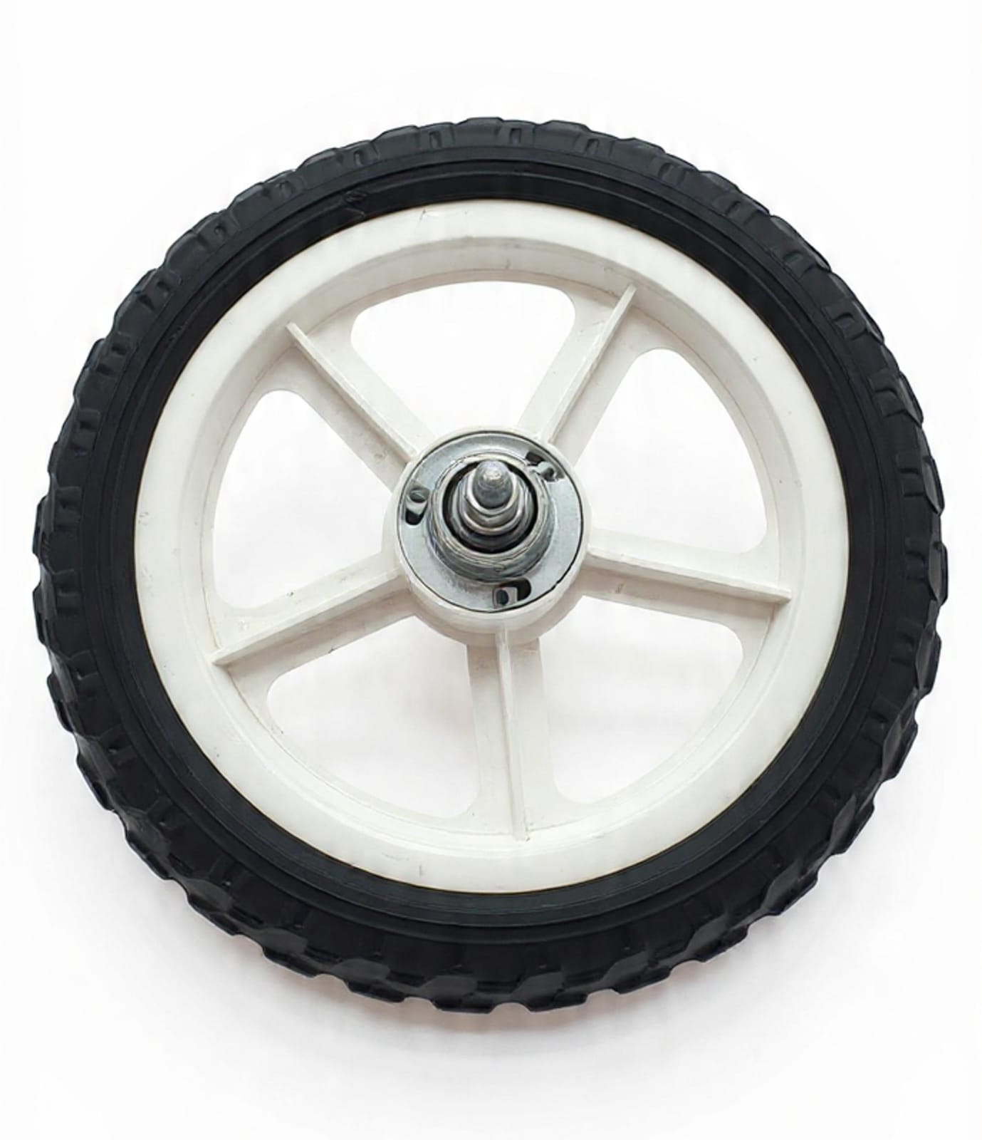Bicycle Wheel 12 Inch Rear Pvc Black rim and tyre