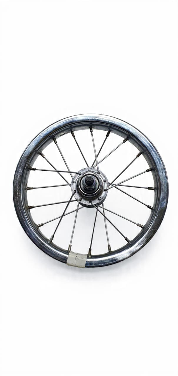 Wheel 12 inch rear with spokes
