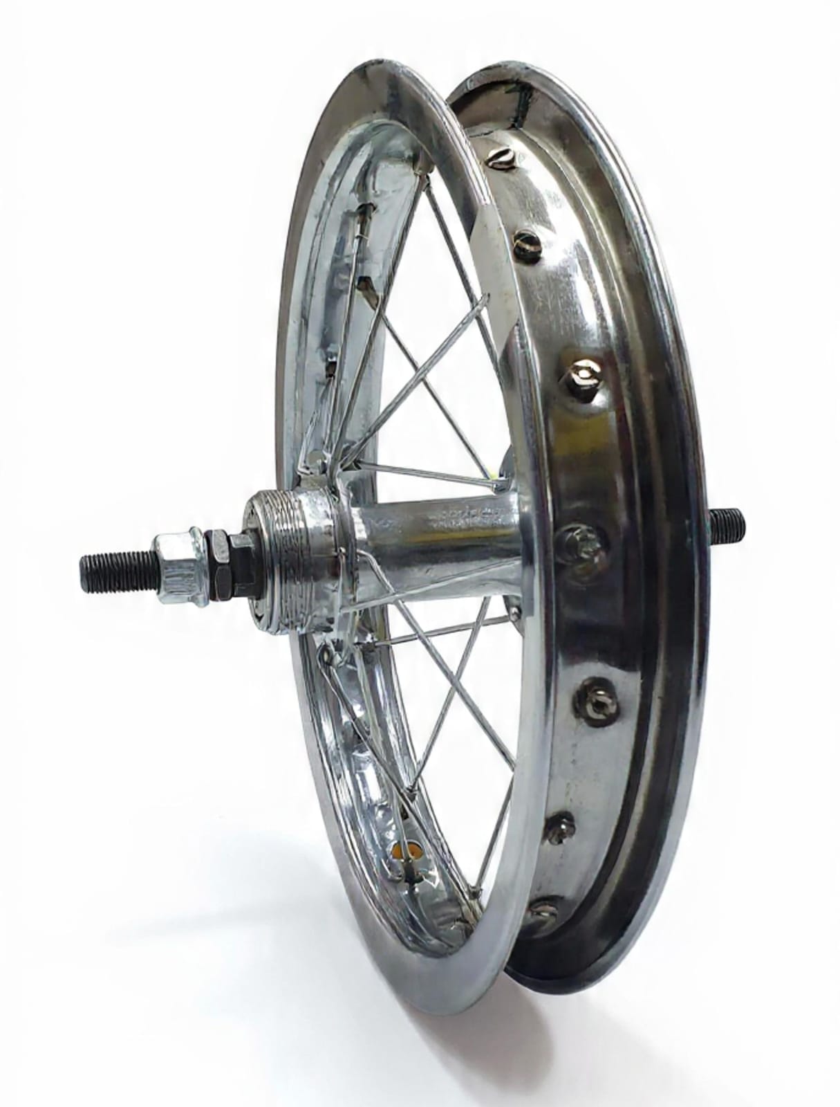 Wheel 12 inch rear with spokes