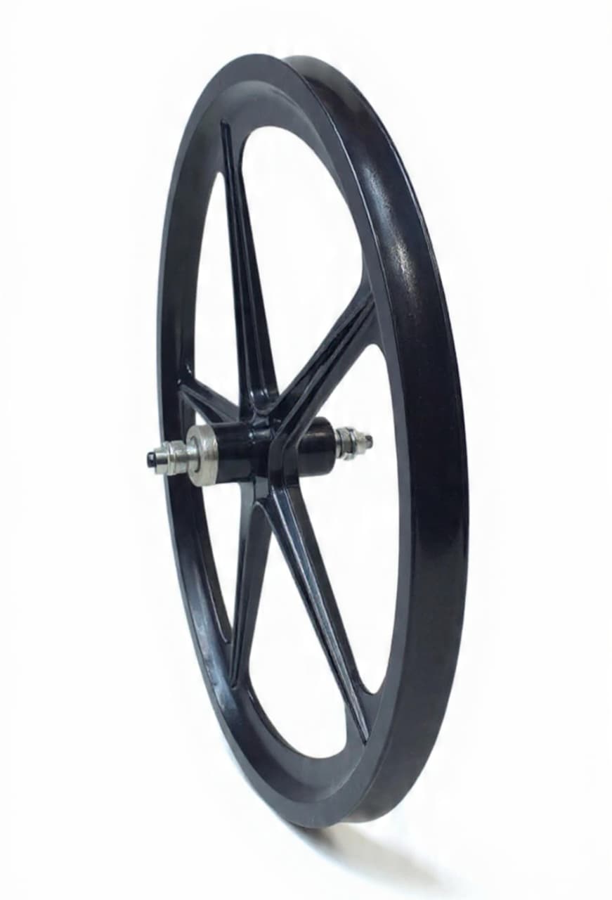Wheel set mag wheel set 20 inch alloy 5 star full black