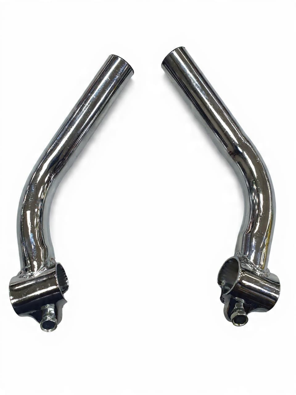 Cyce bar ends steel chrome plated