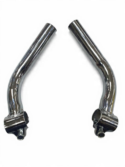 Cyce bar ends steel chrome plated