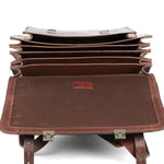 Hand Bag Scholar V vegetable-tanned leather satchel