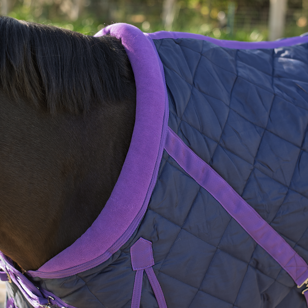 Stable Buster Duvet 300g with Fleece Collar Max