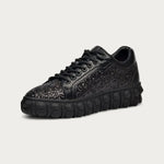 Mazerata Pigale 10 Black Rhinestone Sneaker Black