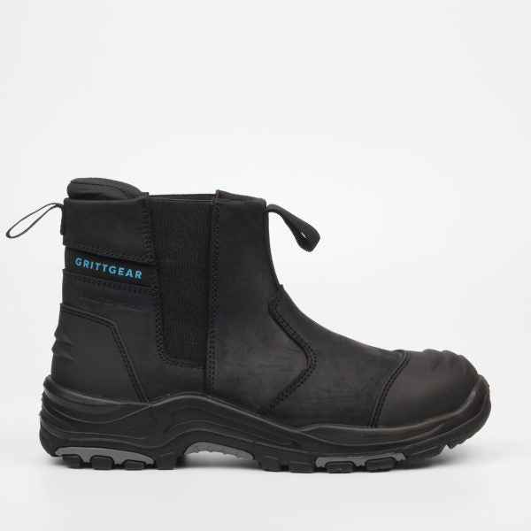 Grittgear Slate Safety Boot Slate S3 Crasy Horse Leather Black
