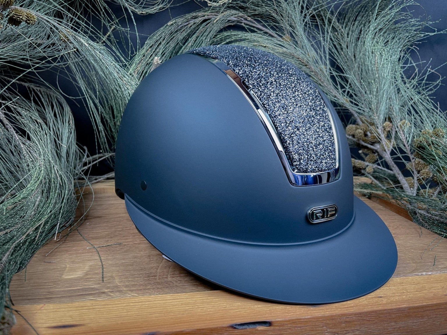 RIF Helmet Sparkels Navy Navy Model  F60-608A-SV-SP13 With Sun Visor