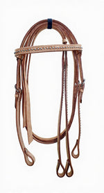 Bridle Sheriff Western Natural Leather