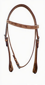 Wrangler Bridle Western Plain Carving