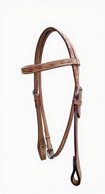 Wrangler Bridle Western Plain Carving