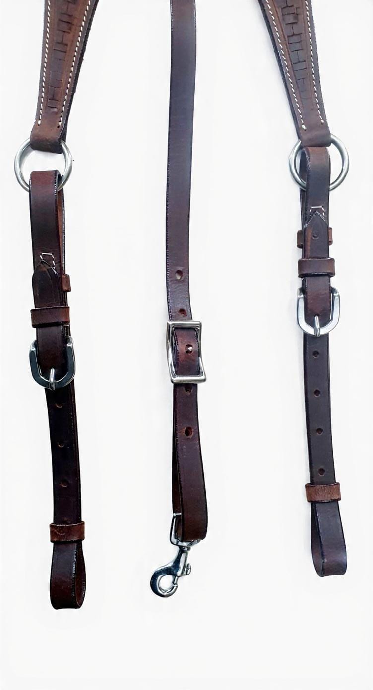 Wrangler Brest Plate Western Carving Dark Brown