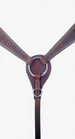 Wrangler Brest Plate Western Carving Dark Brown