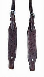 Wrangler Bridle Western Single Ear Dark Brown