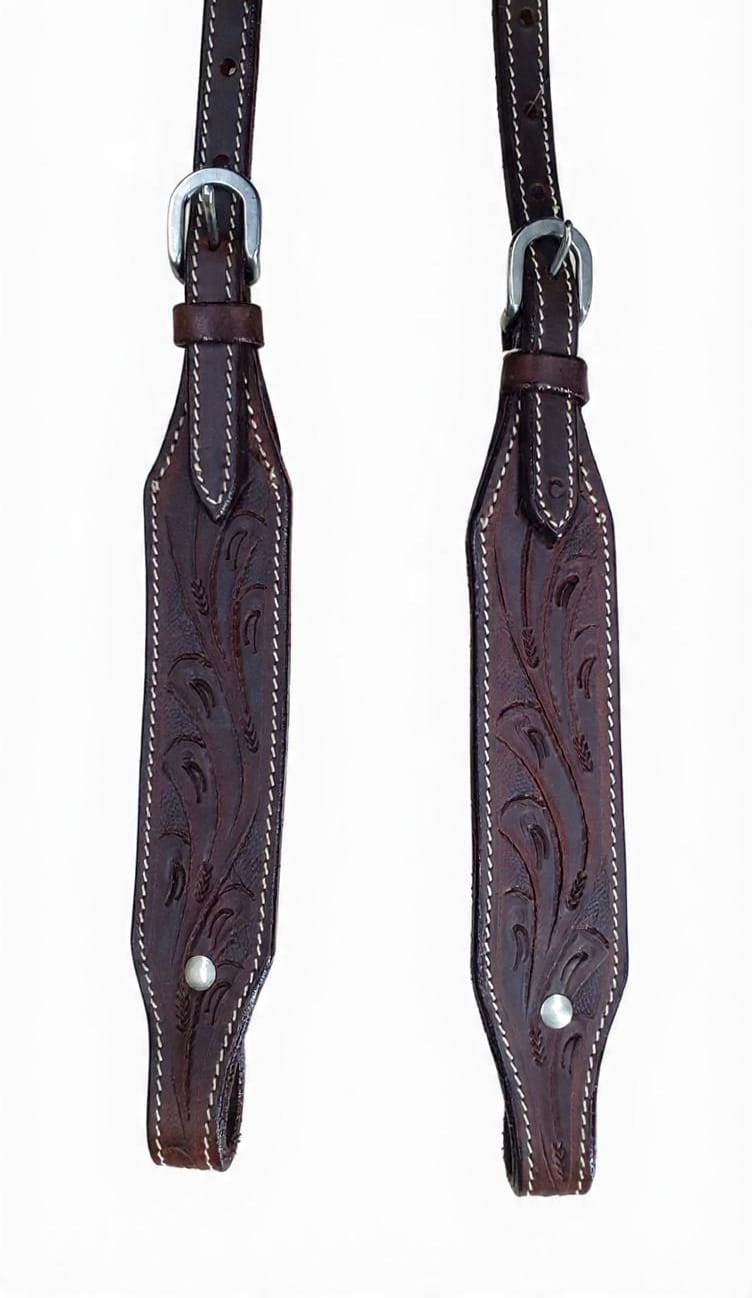 Wrangler Bridle Western Single Ear Dark Brown