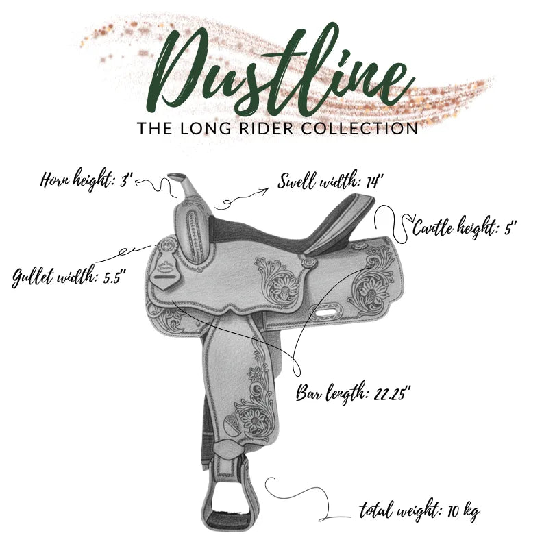 Dustline Western Saddle  (Long Rider Collection)