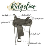 Ridgeline Western Saddle 16inch (Long Rider Collection)