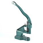 Hand press green with die for 15mm press studs INCL 60 STUDS  (base die hole 18mm top die thread m6 6mm)