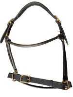 Bridlecraft Show Halter leather with Brass Fittings