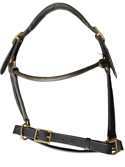 Bridlecraft Halter leather with Brass Fittings