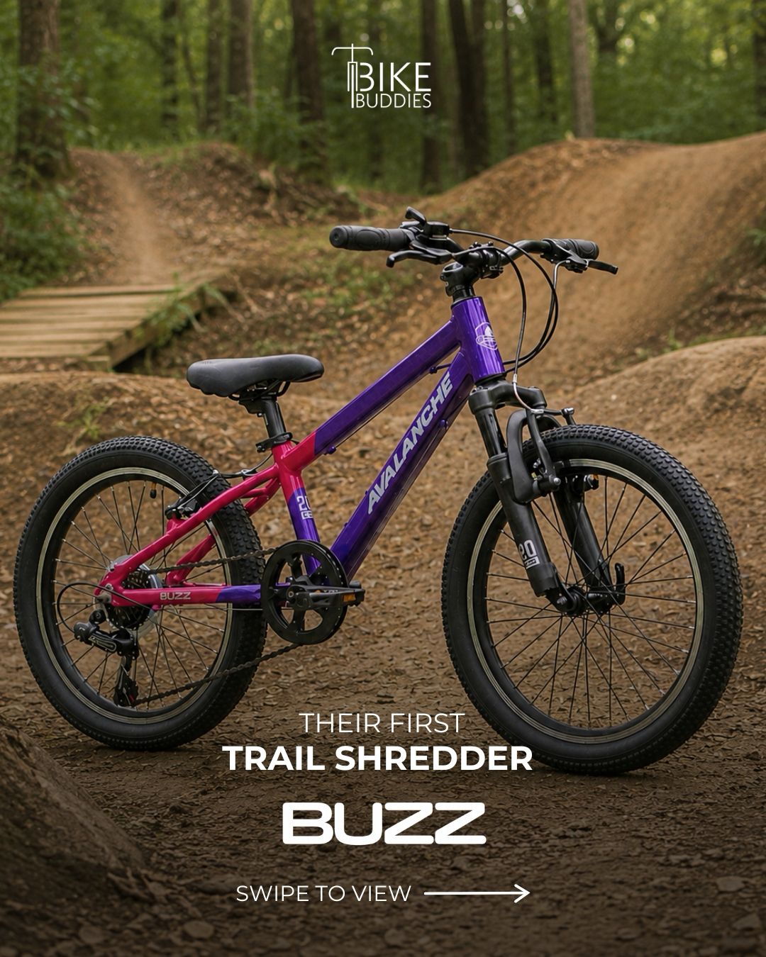 Avalanche Buzz 20inch Girls Purple