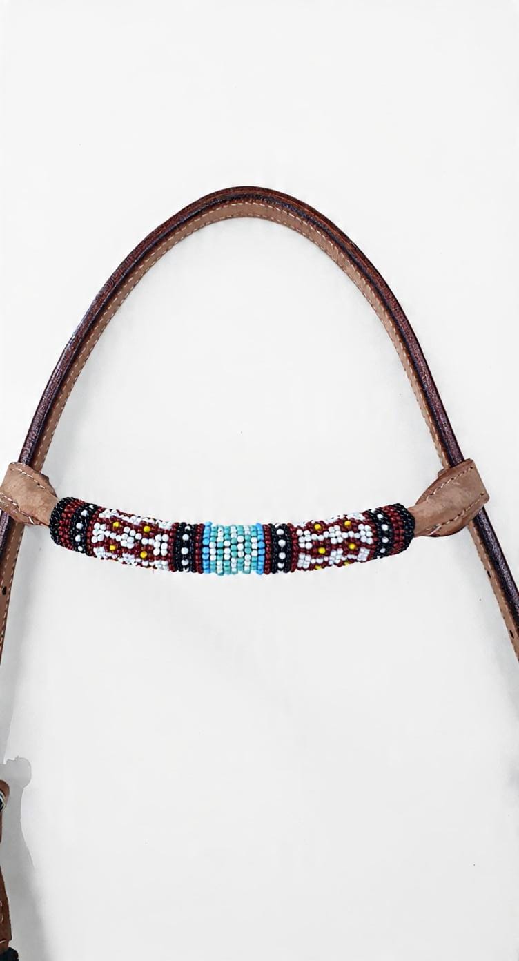 Wrangler Bridle Beaded One Ear Western