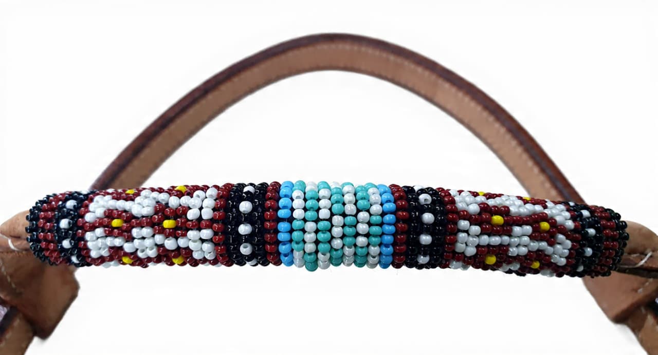 Wrangler Bridle Beaded One Ear Western