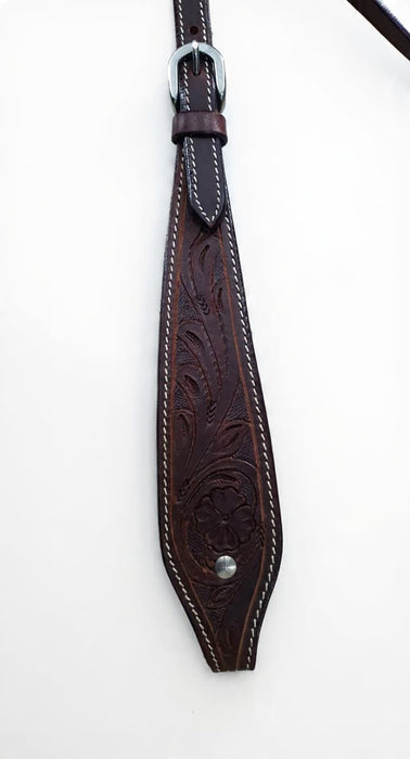 Wrangler Bridle Western Single Ear Dark Brown