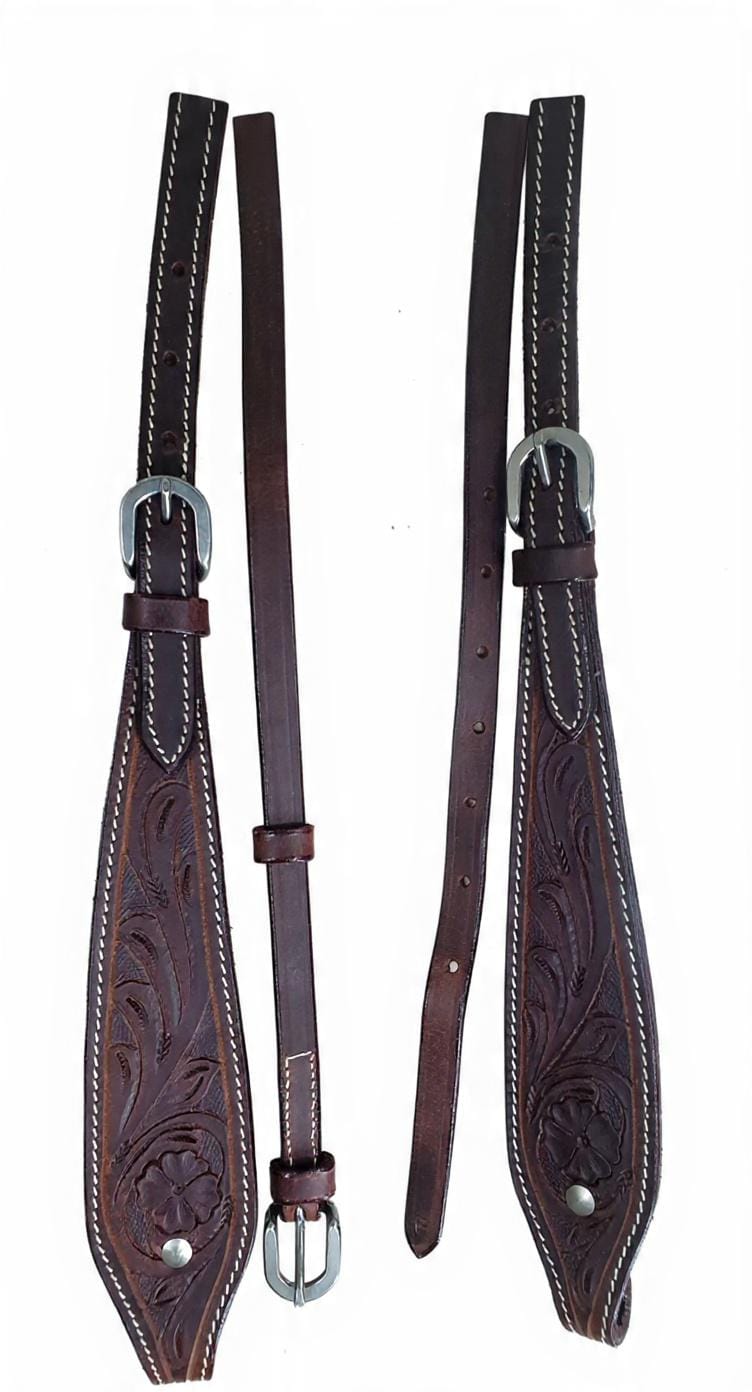 Wrangler Bridle Western Single Ear Dark Brown