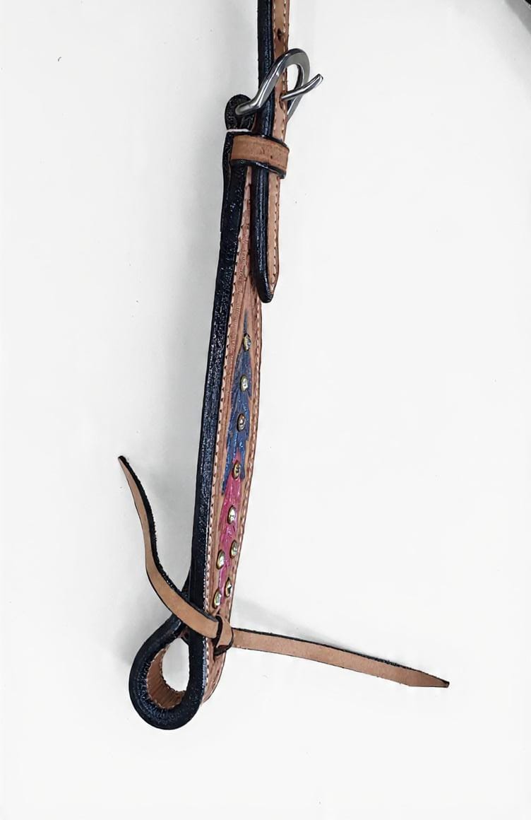 Wrangler Bridle Western With Tooling Print Woolen